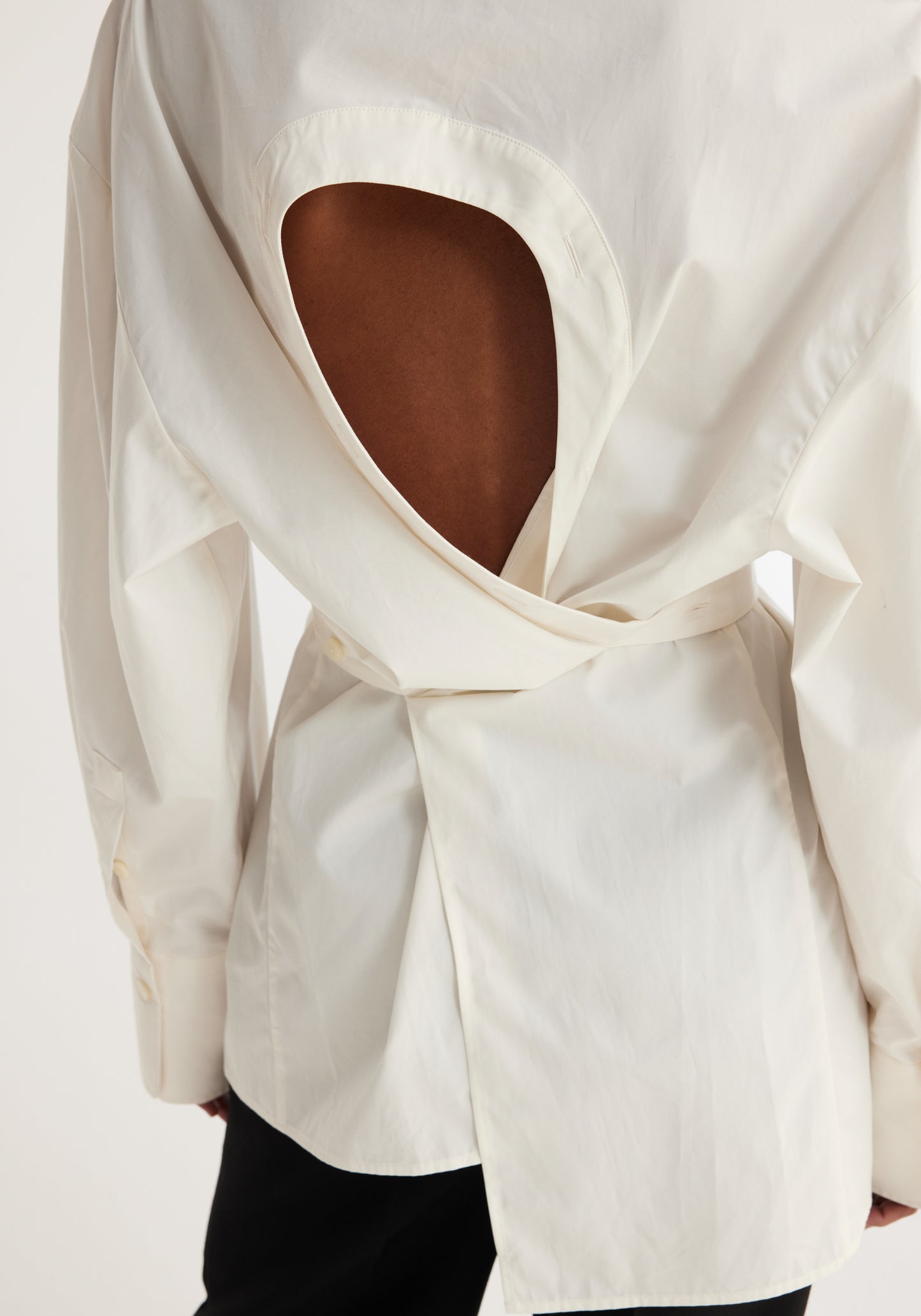 Open Back Shirt