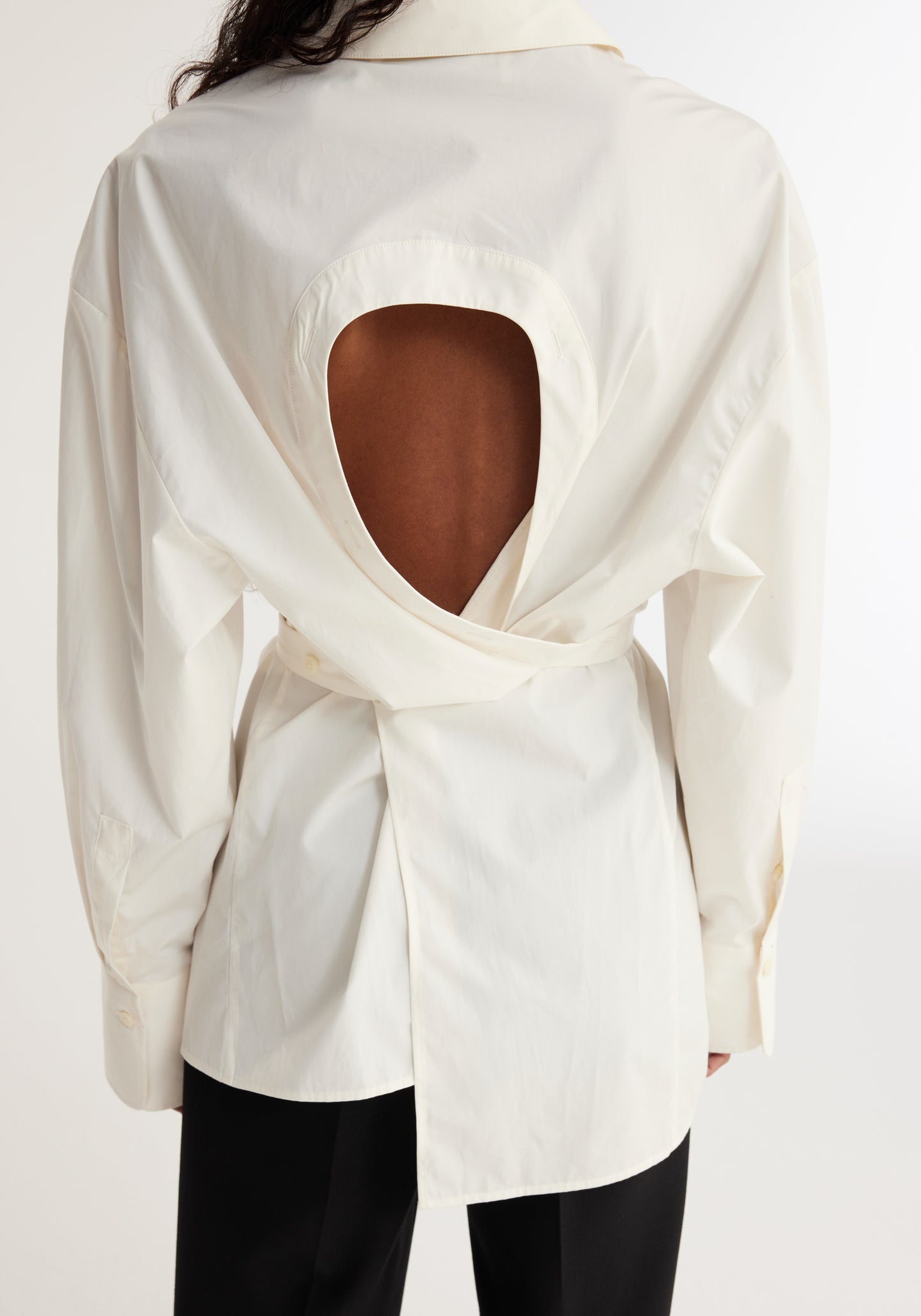 Open Back Shirt
