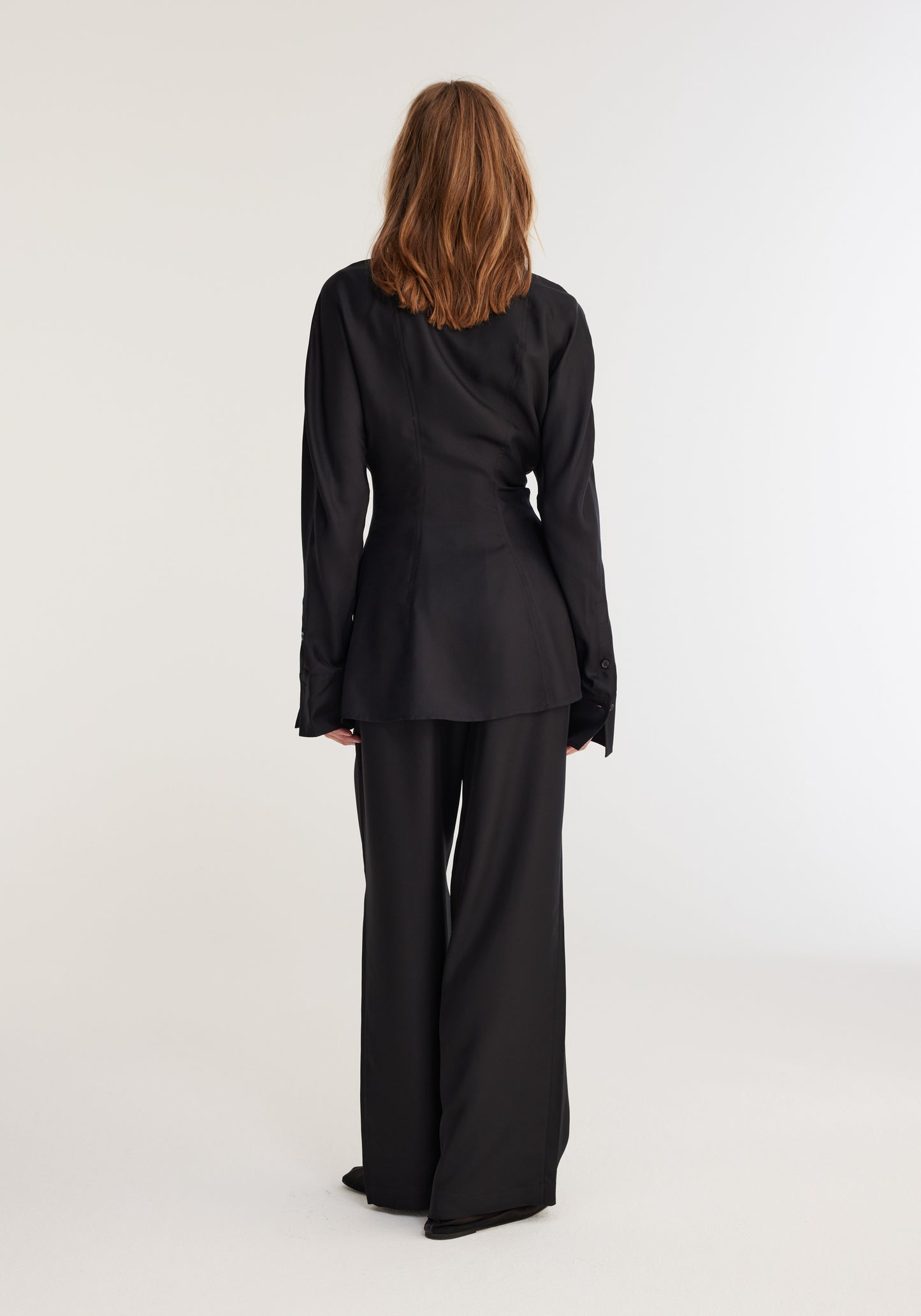 Waisted Silk Top