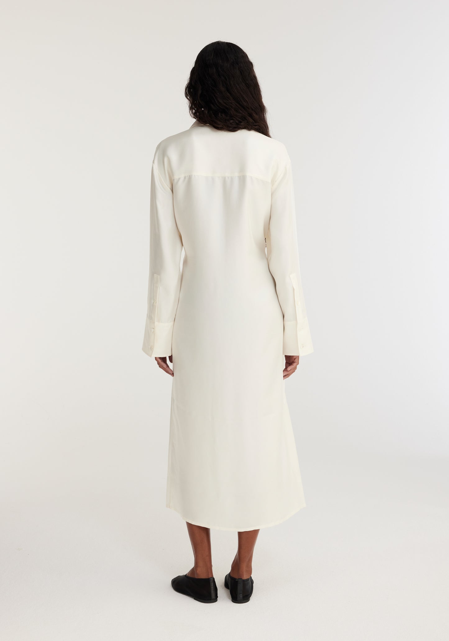 Double-Layer Silk Dress