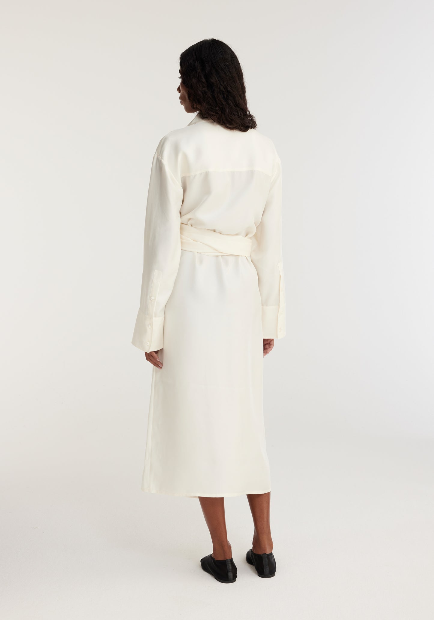 Double-Layer Silk Dress