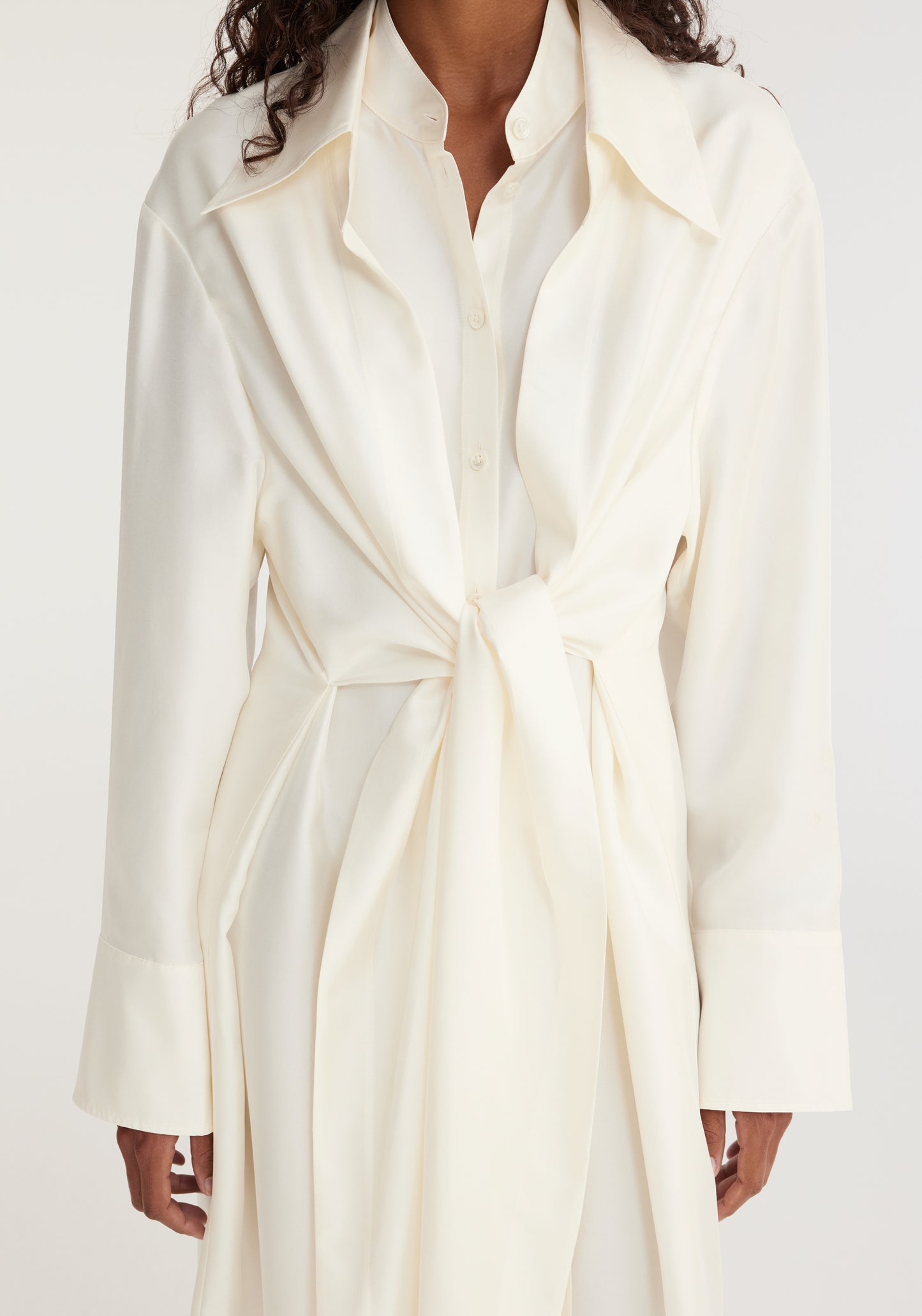 Double-Layer Silk Dress