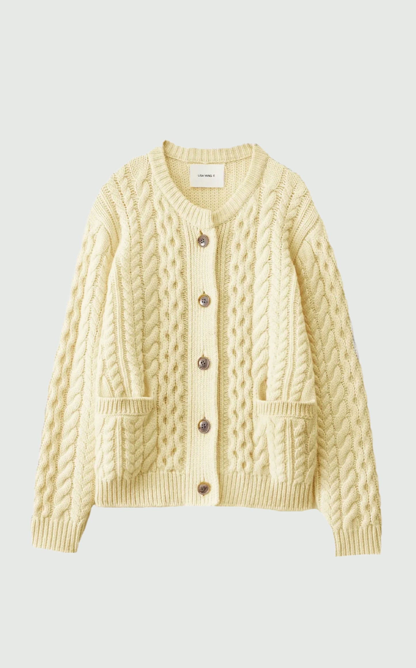 HARRIETT Cardigan - Lemon Sorbet