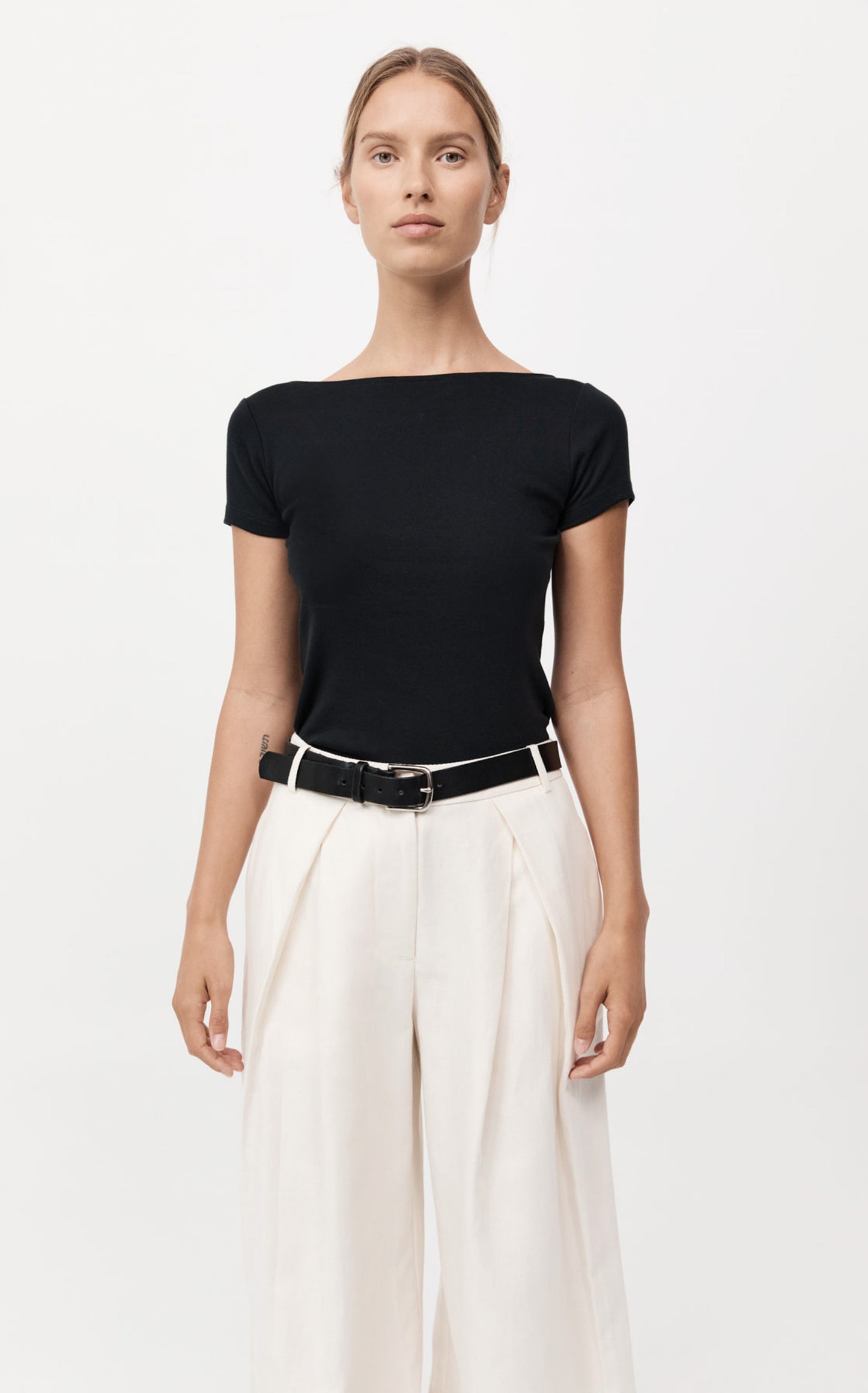 ORGANIC Cotton Ballet Top - Jet Black