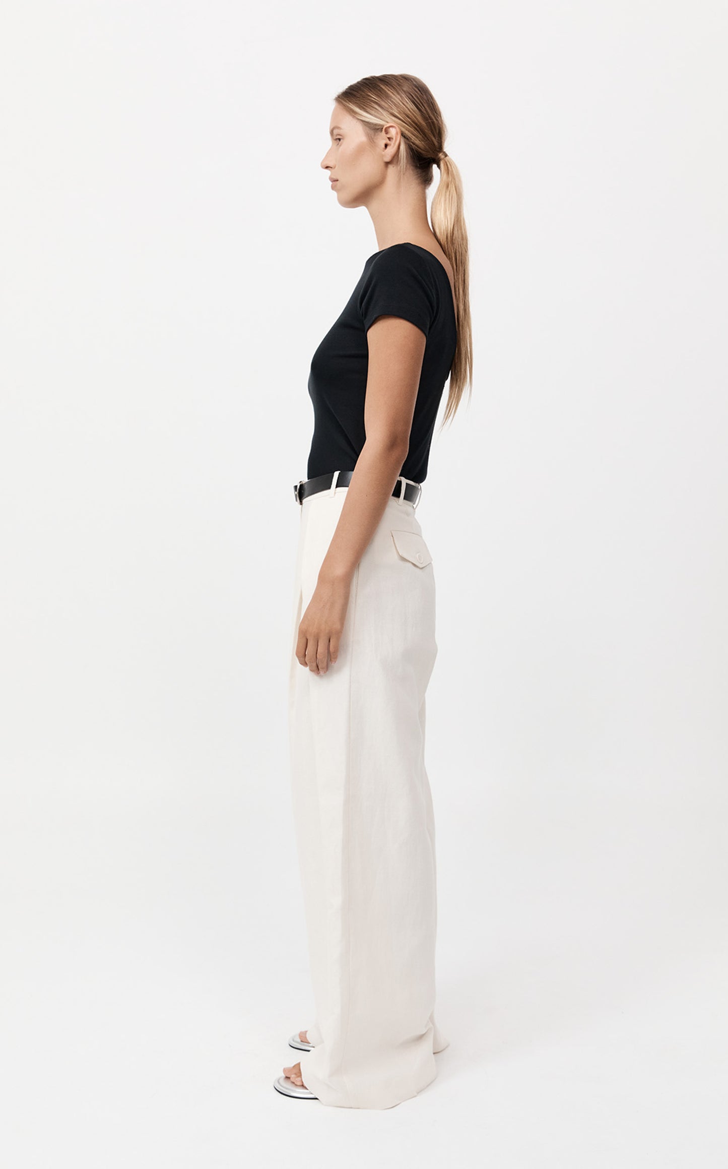 ORGANIC Cotton Ballet Top - Jet Black
