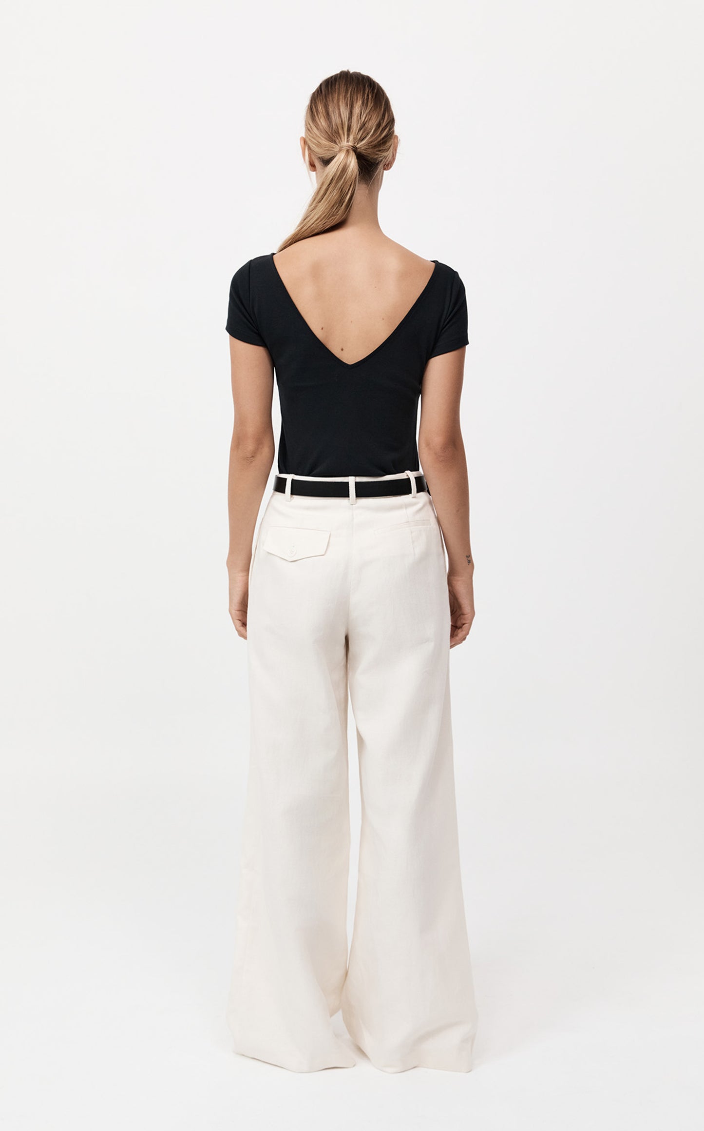 ORGANIC Cotton Ballet Top - Jet Black