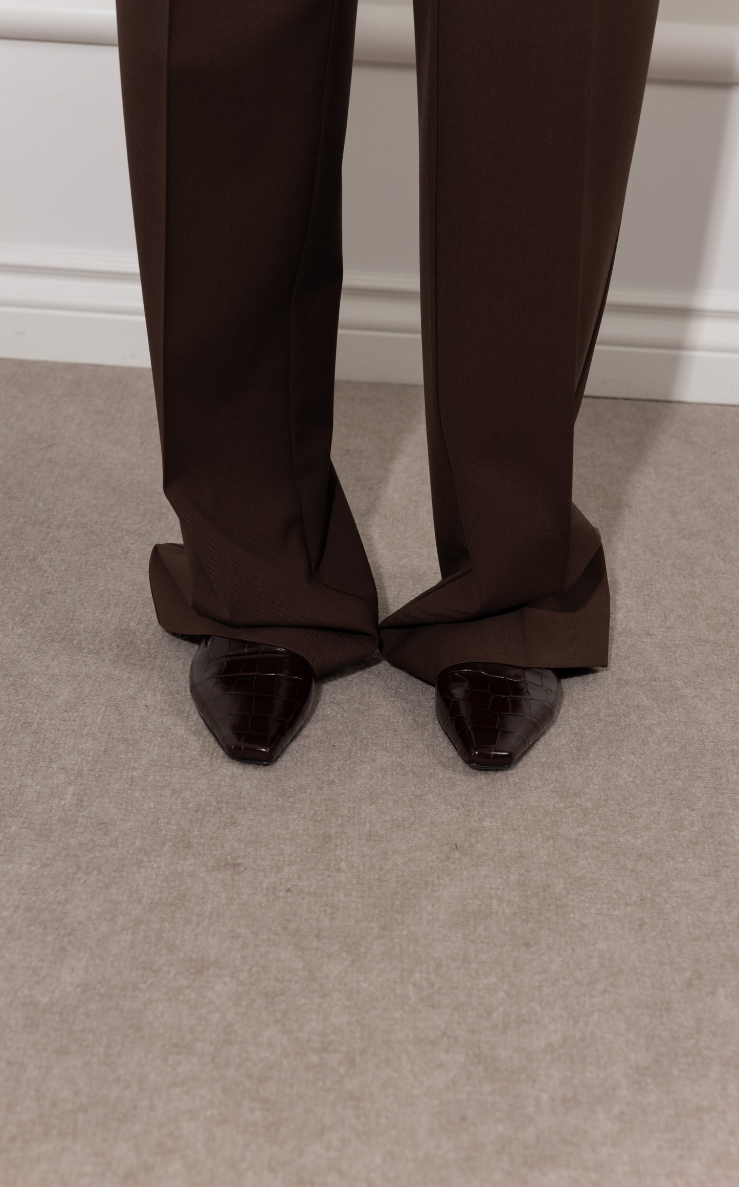 DORKAS Pants - Choco Brown