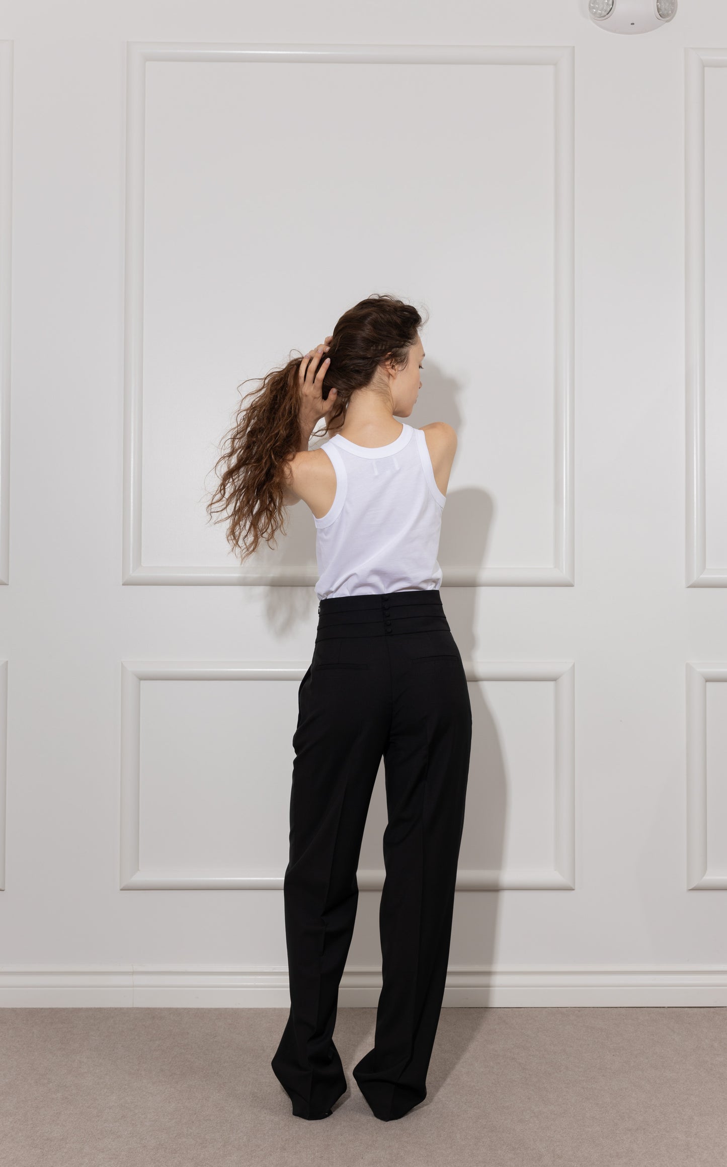 High-Waist CUMBERBAND Trouser