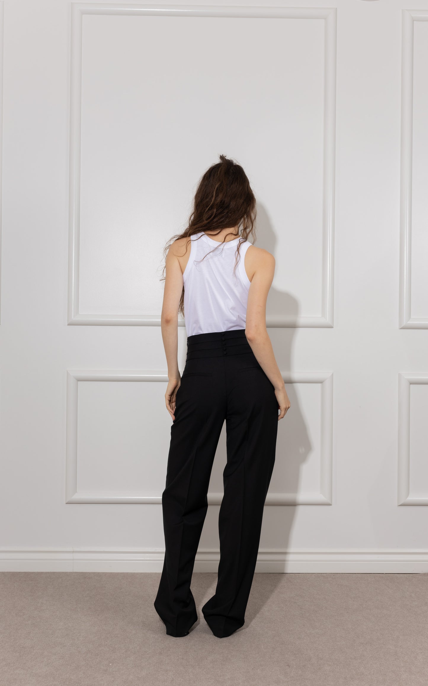 High-Waist CUMBERBAND Trouser