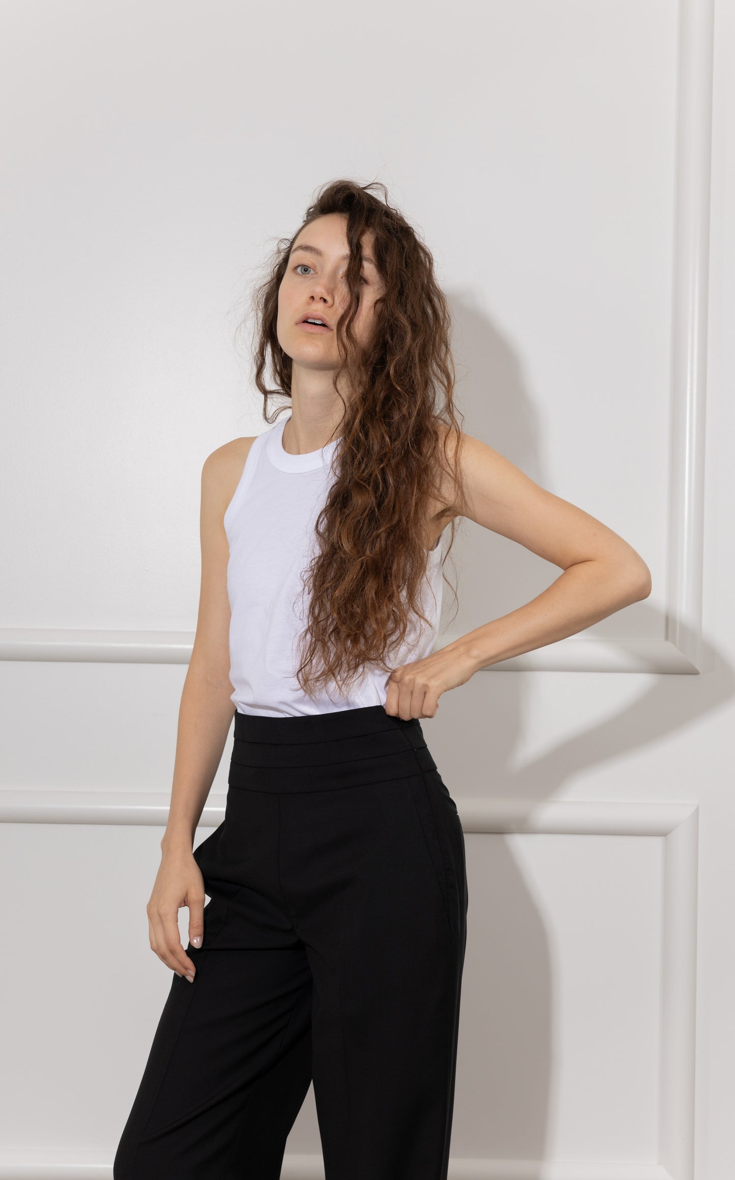 High-Waist CUMBERBAND Trouser