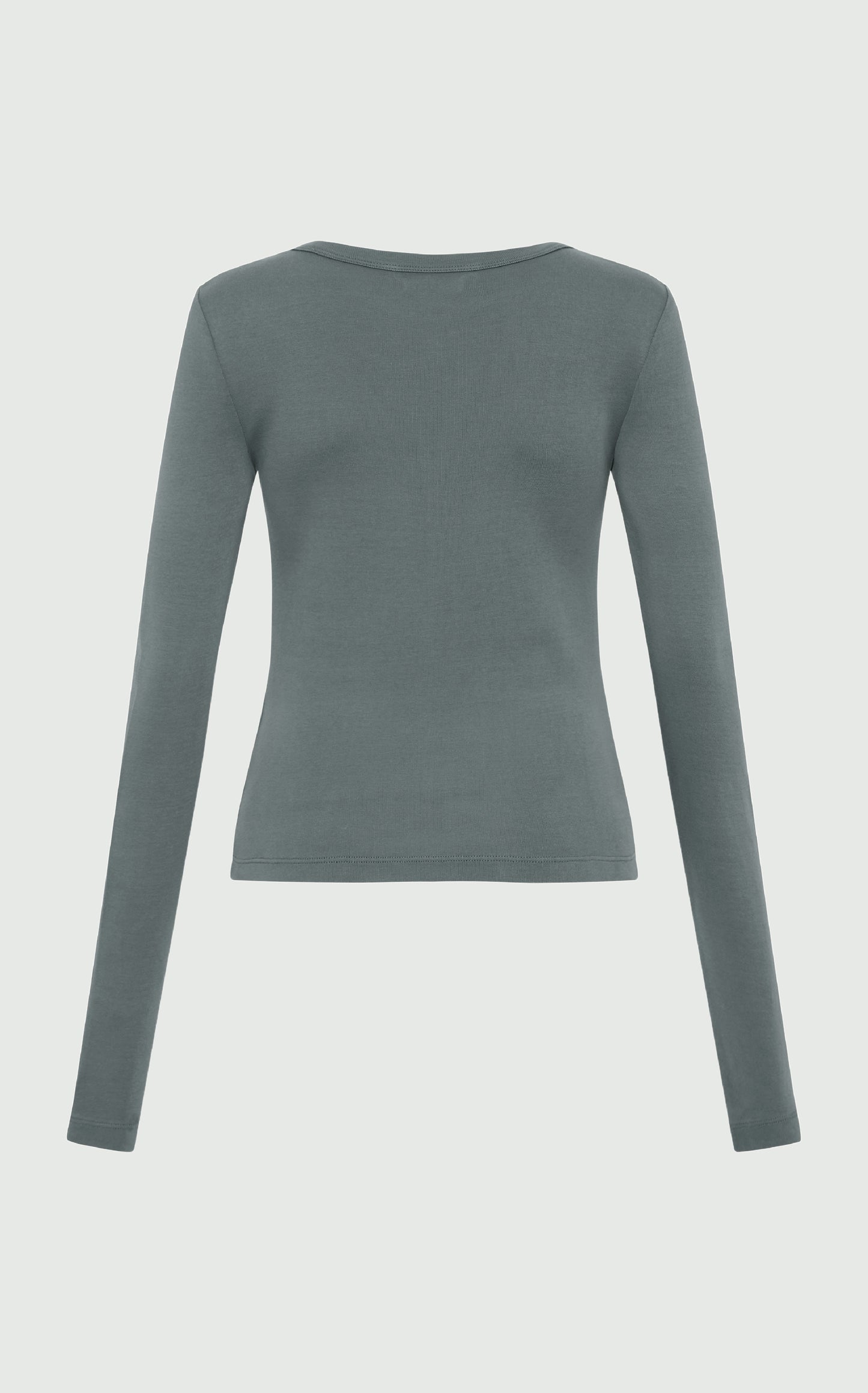 Balsam Green ORGANIC Cotton Long Sleeve Top