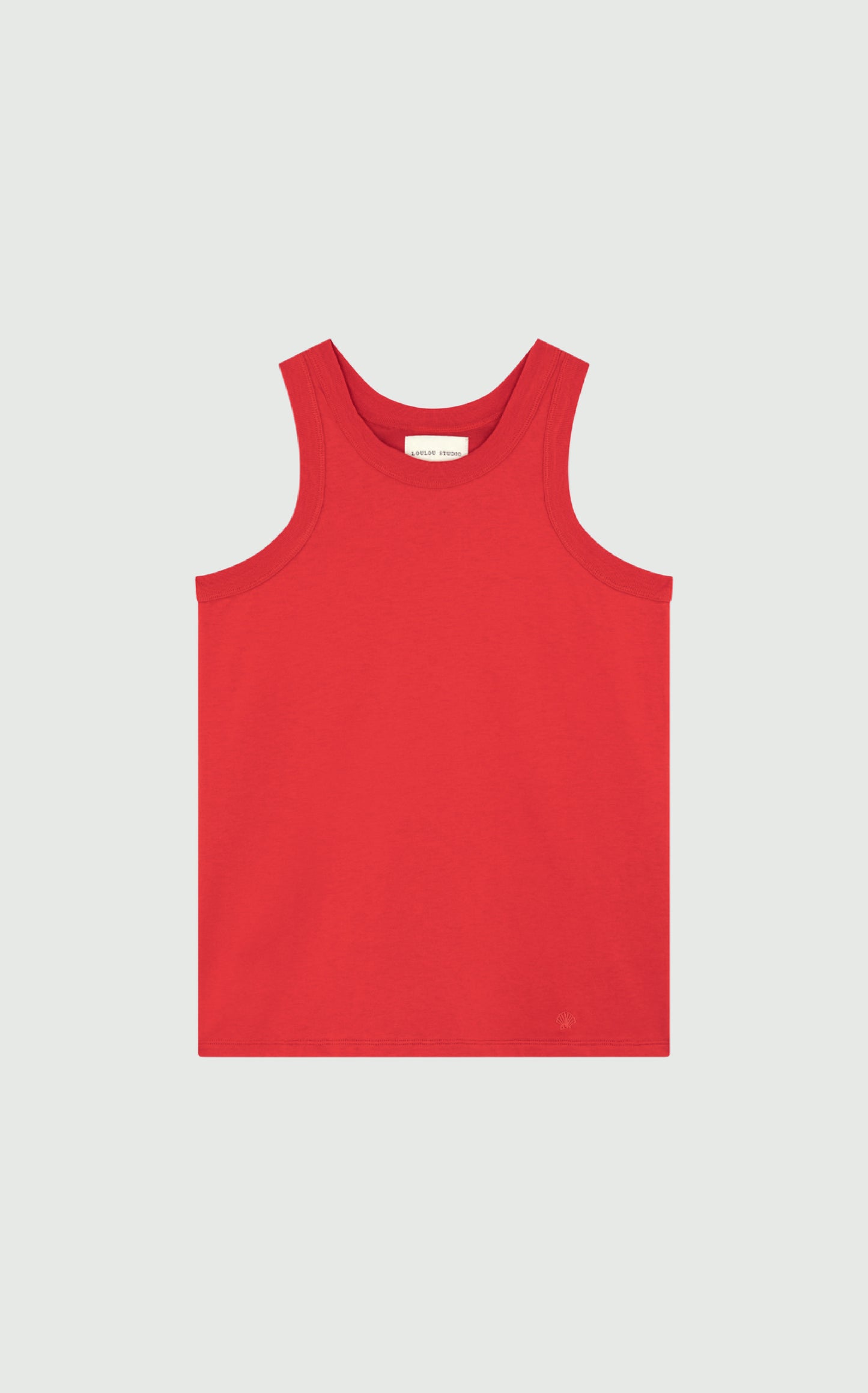 POSO Organic Cotton Tank - Tomato