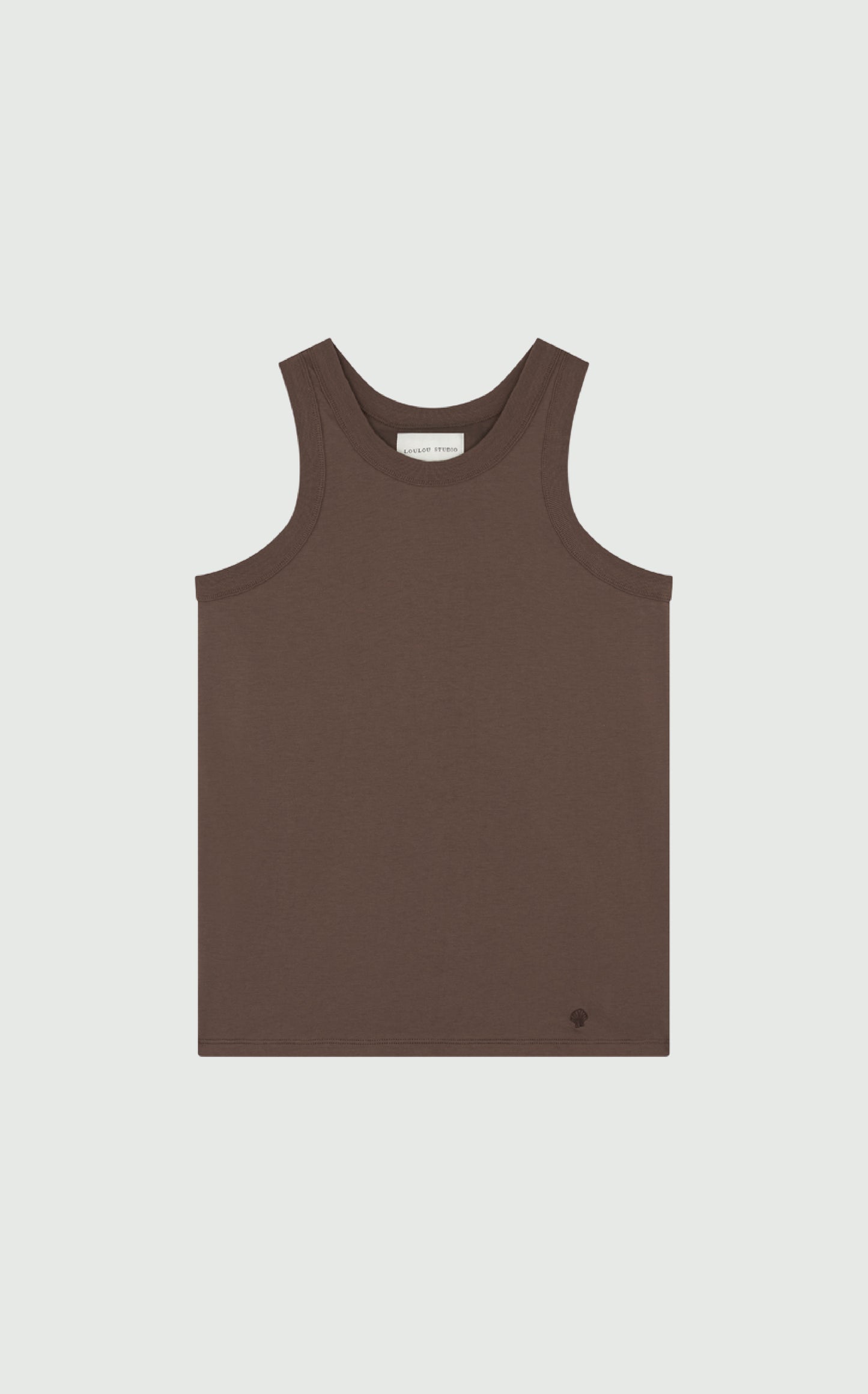 POSO Organic Cotton Tank - Wood