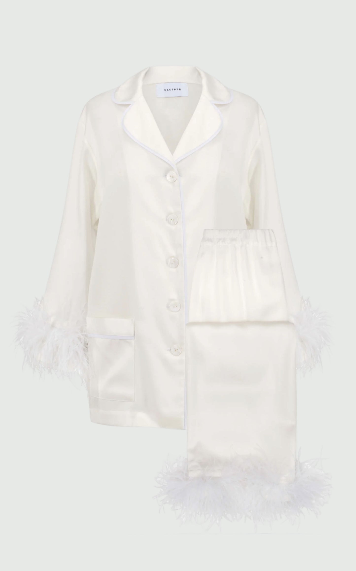PARTY Pajama Set with Double Feathers