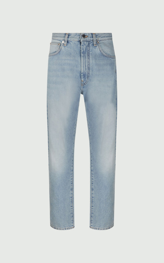 WULAR Straight Denim Pants - Washed Light Blue